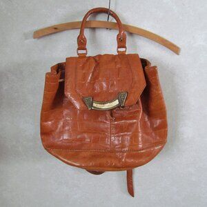 Leather brown bag purse